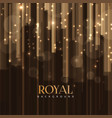 elegant royal background with golden bars effect vector image vector image