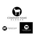 goat logo template icon vector image vector image