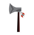 axe native american indian weapon vector image vector image