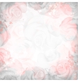 abstract romantic rose background in pink and gray vector image vector image