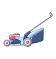 farm grass cut machine icon cartoon style vector image