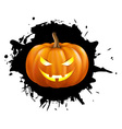 pumpkin for halloween vector image