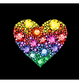 gem heart vector image