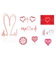 medical design elements vector image