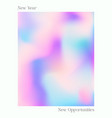 new year opportunities - a colorful gradient vector image vector image
