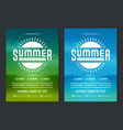 summer party design poster or flyer night club vector image vector image