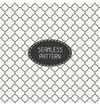 geometric monochrome lattice seamless arabic vector image