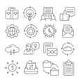 lines icons pack collection vector image