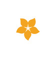plumeria flower icon vector image