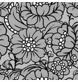 seamless lace pattern with flowers vector image vector image