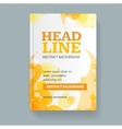 book flyer placard template vector image