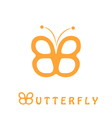 butterfly icon vector image