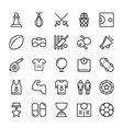 sports colored icons 6 vector image