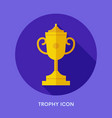 winner cup icon vector image