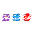 original promotion banner paint brush sales vector image