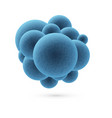 germ or infection bacteria cell realistic model vector image