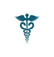 medical snake vector image
