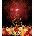 christmas background vector image