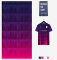 soccer jersey pattern design abstract vector image vector image