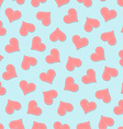 valentines heart seamless pattern vector image