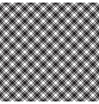 black white diagonal check fabric texture seamless vector image