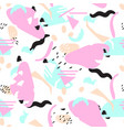 abstract light neon stains seamless pattern vector image