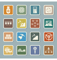 bitcoin icons set vector image