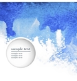 abstract watercolor blue background vector image