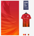 soccer jersey pattern design abstract vector image vector image