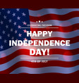 usa flag background american independence day vector image vector image