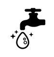 clean water icon vector image