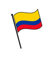 simple flag isolated vector image vector image