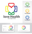 medicine logo designs vector image