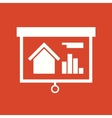 real estate icon vector image