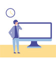 outdoor business people vector image