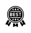 best quality glyph icon vector image