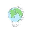 classic school globe vector image