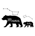 mama bear vector image vector image