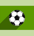 soccer ball icon flat design vector image