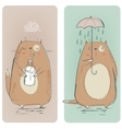 set with cute cats vector image vector image