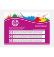 abstract flayer vector image