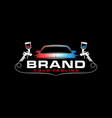auto paint car logo vector image vector image
