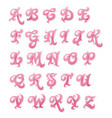 scrapbooking teenage girl abc vector image vector image