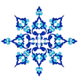 blue oriental ottoman design twenty nine vector image