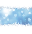 christmas blue background with snow flakes eps 8 vector image vector image