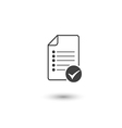 check list icon1 vector image