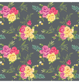 flower background with roses vector image vector image
