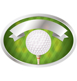 golf emblem and banner vector image vector image