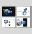 minimalistic layout presentation vector image