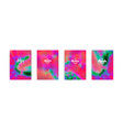 set of cover templates vector image vector image